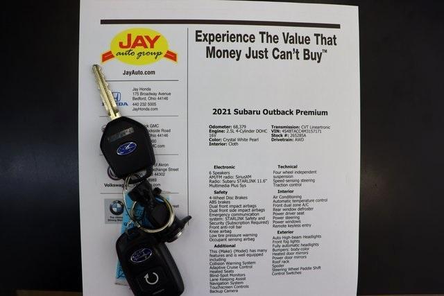 used 2021 Subaru Outback car, priced at $19,550