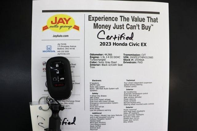 used 2023 Honda Civic car, priced at $22,852
