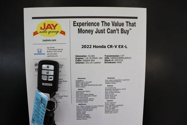 used 2022 Honda CR-V car, priced at $27,515