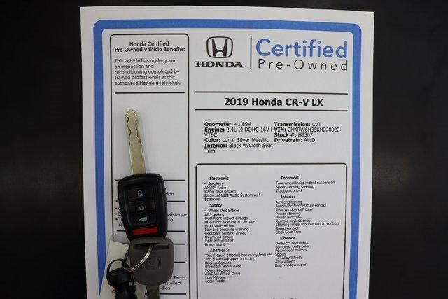 used 2019 Honda CR-V car, priced at $21,794