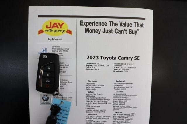 used 2023 Toyota Camry car, priced at $22,940