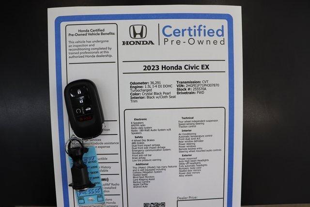used 2023 Honda Civic car, priced at $24,288