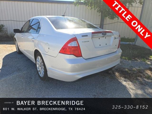 used 2010 Ford Fusion Hybrid car, priced at $5,995