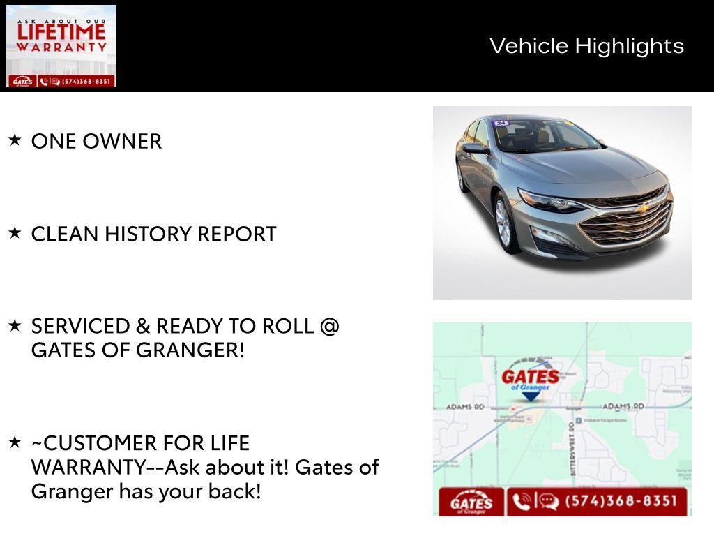 used 2024 Chevrolet Malibu car, priced at $18,851