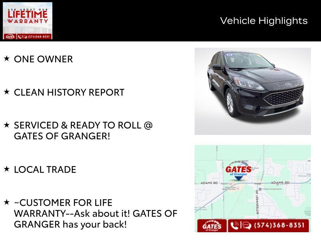 used 2022 Ford Escape car, priced at $21,982