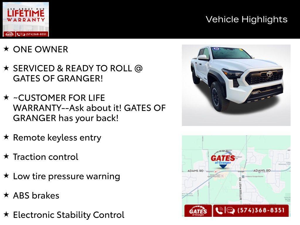 used 2024 Toyota Tacoma car, priced at $37,302