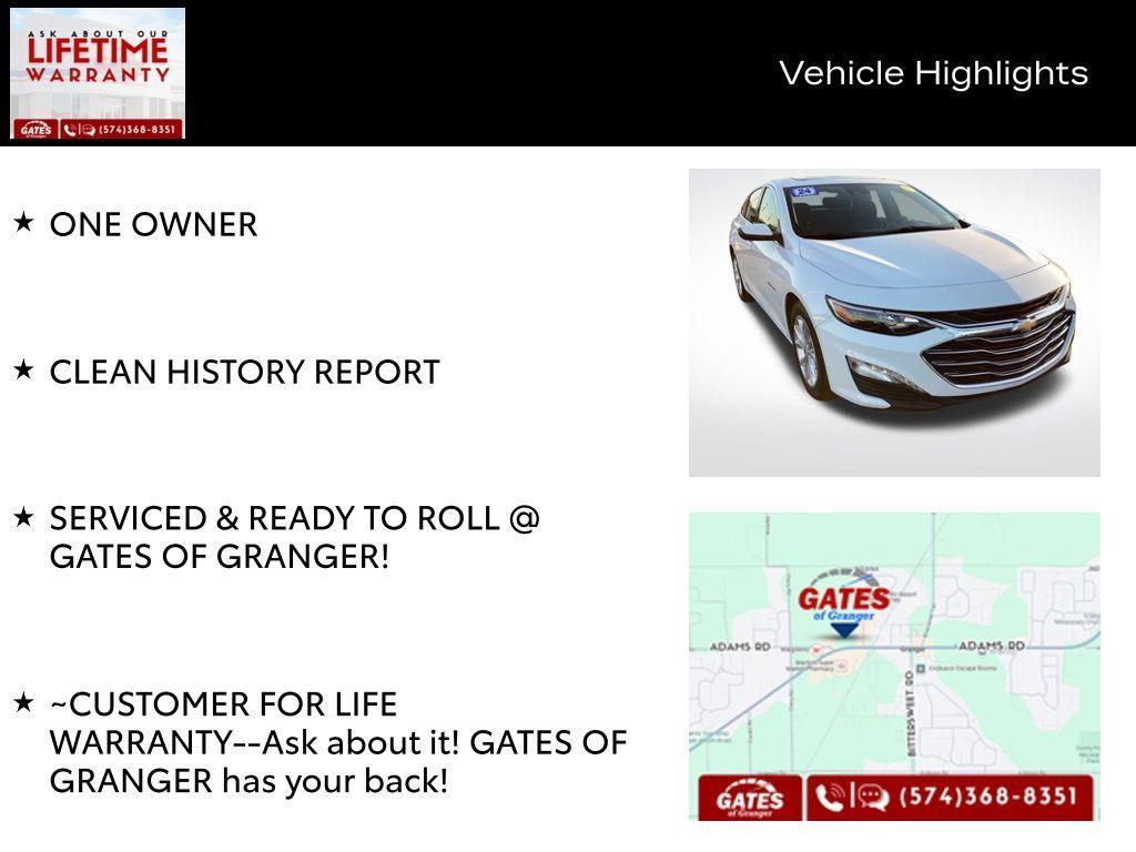 used 2024 Chevrolet Malibu car, priced at $19,526