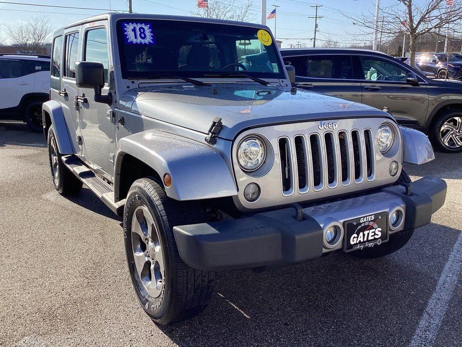 used 2018 Jeep Wrangler JK Unlimited car, priced at $21,223