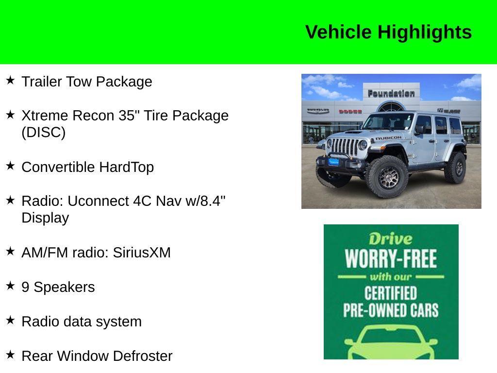 used 2023 Jeep Wrangler car, priced at $68,799