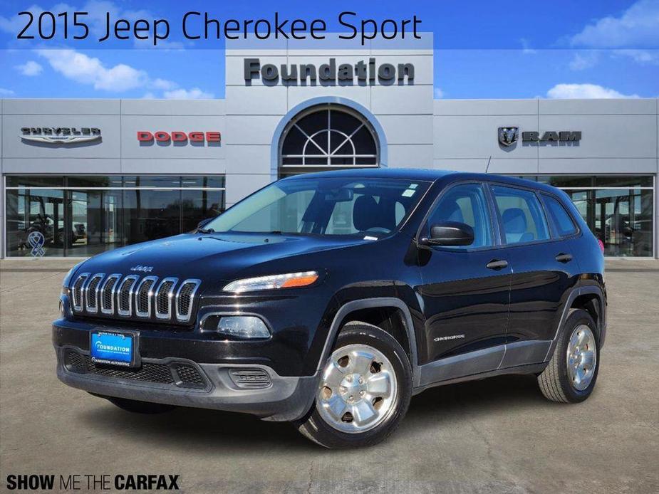 used 2015 Jeep Cherokee car, priced at $12,199