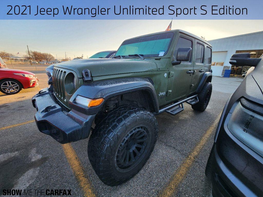 used 2021 Jeep Wrangler Unlimited car, priced at $29,199