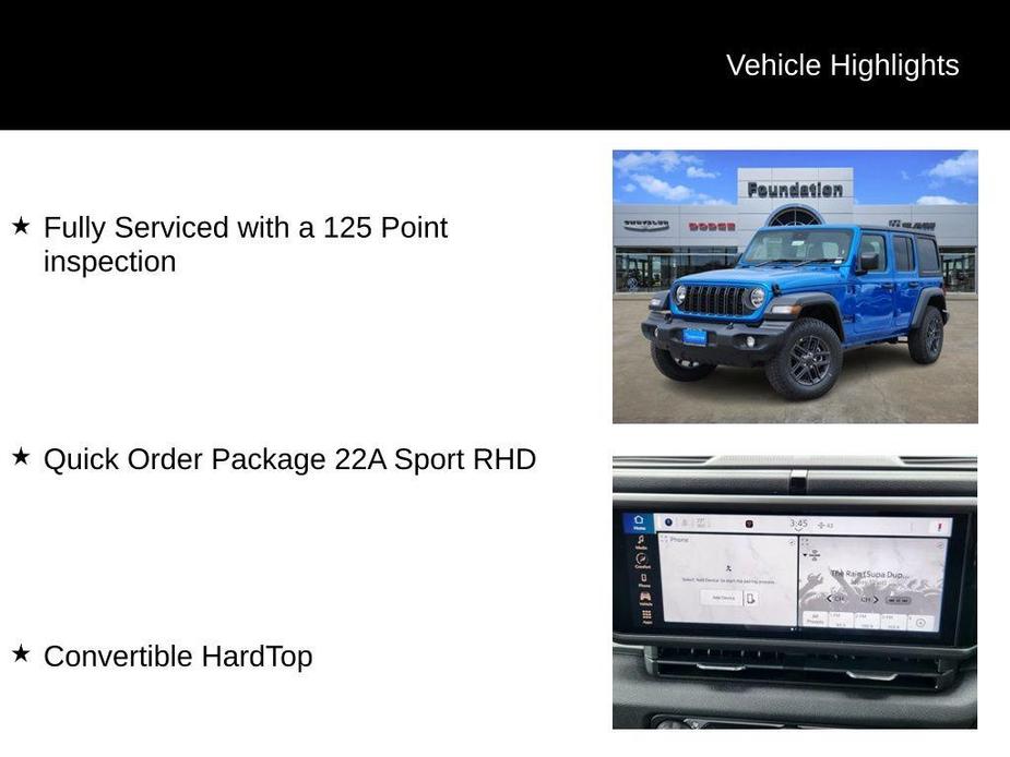 new 2024 Jeep Wrangler car, priced at $45,559