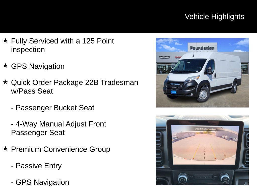 new 2024 Ram ProMaster 3500 car, priced at $54,214