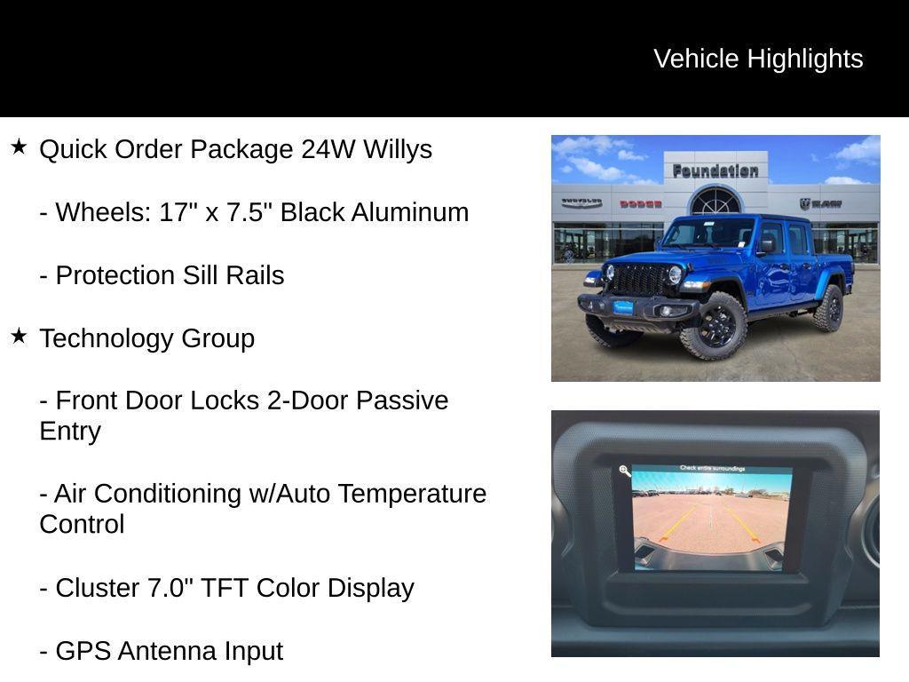 new 2023 Jeep Gladiator car, priced at $51,500