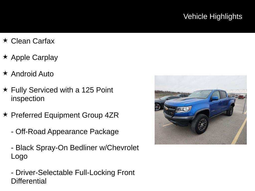 used 2018 Chevrolet Colorado car, priced at $34,999