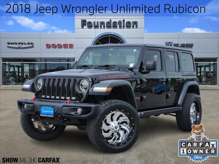 used 2018 Jeep Wrangler Unlimited car, priced at $38,604
