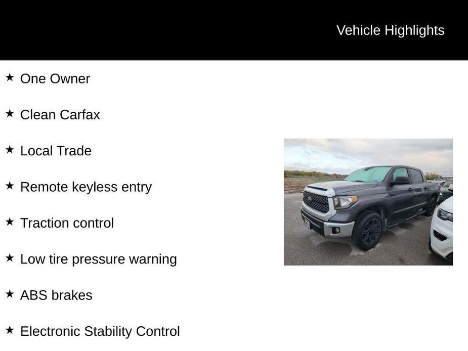 used 2020 Toyota Tundra car, priced at $25,998