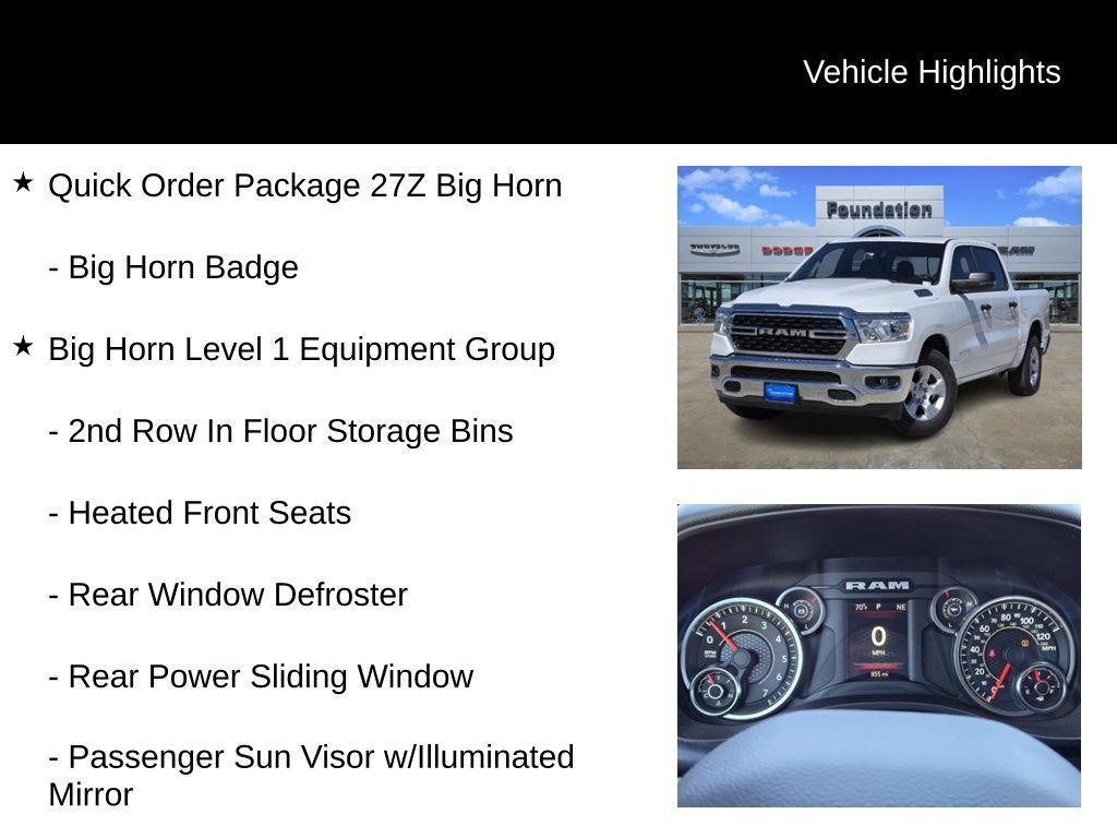 new 2023 Ram 1500 car, priced at $45,900