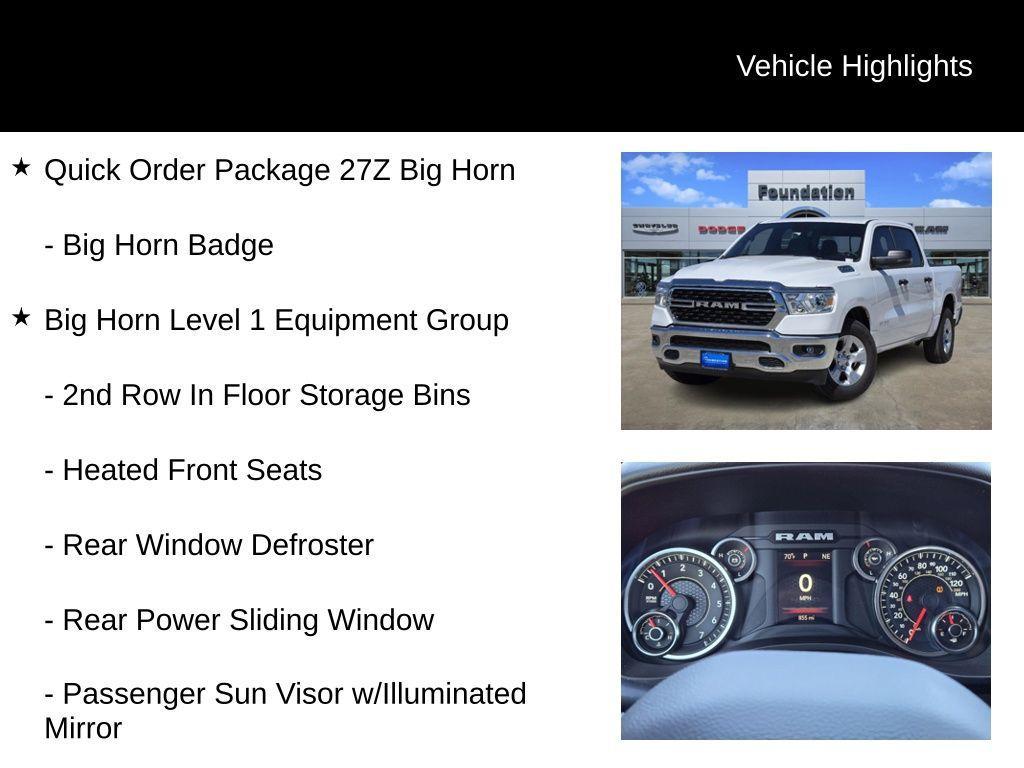 new 2023 Ram 1500 car, priced at $45,900