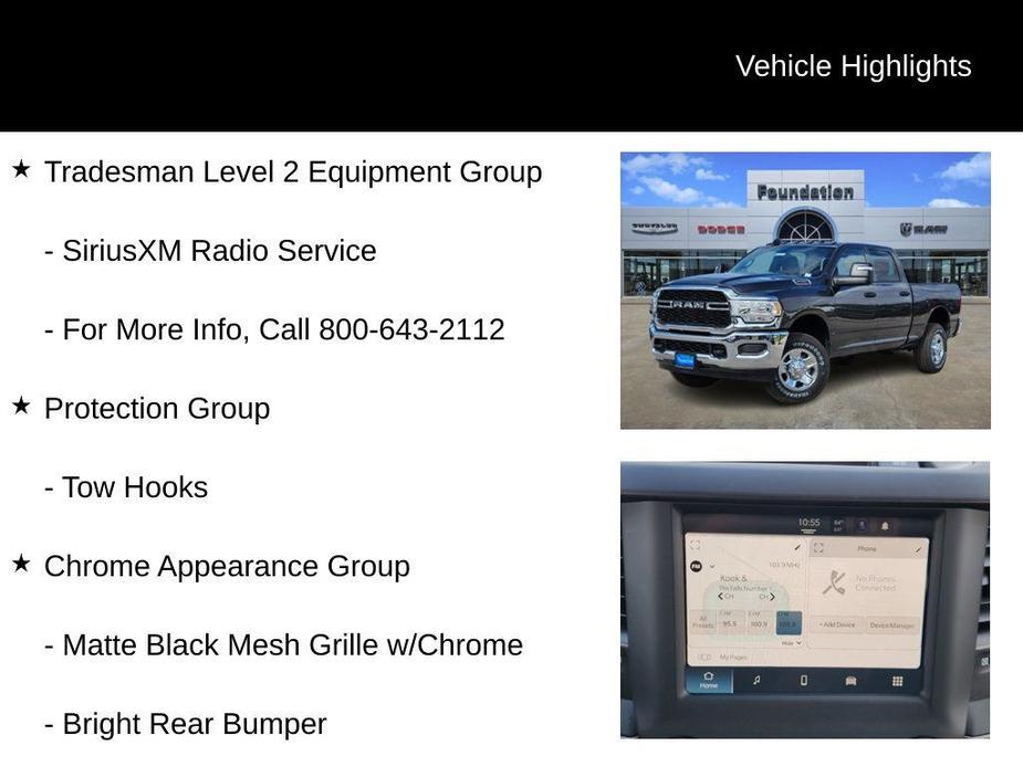 new 2024 Ram 2500 car, priced at $49,395