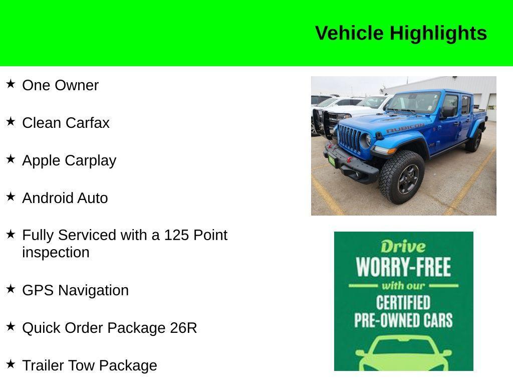 used 2021 Jeep Gladiator car, priced at $39,199