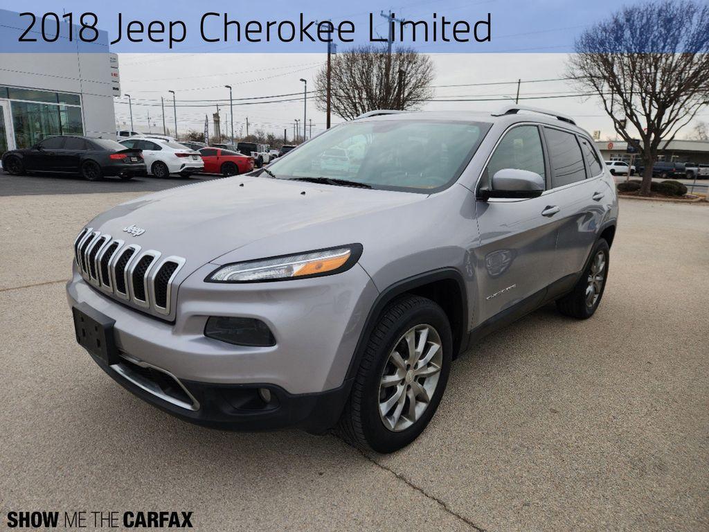 used 2018 Jeep Cherokee car, priced at $15,699