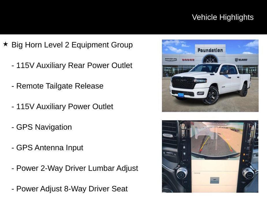 new 2025 Ram 1500 car, priced at $49,800