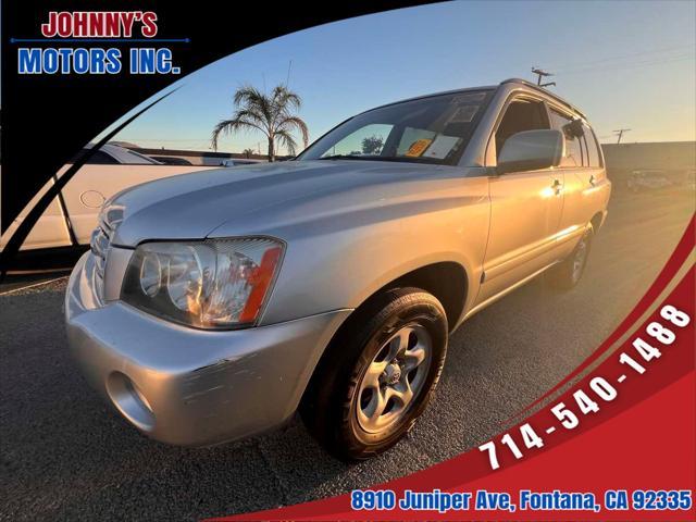 used 2002 Toyota Highlander car, priced at $4,500