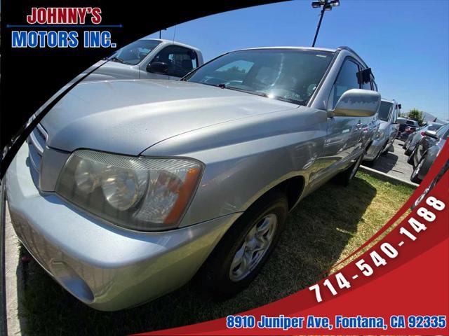 used 2003 Toyota Highlander car, priced at $4,500