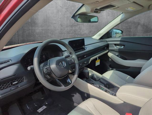new 2025 Honda Accord car, priced at $30,705