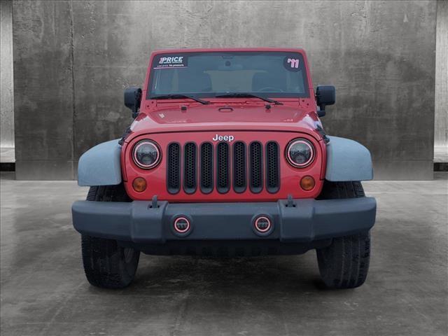 used 2011 Jeep Wrangler Unlimited car, priced at $15,998
