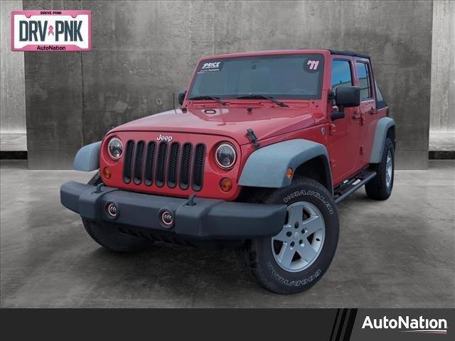 used 2011 Jeep Wrangler Unlimited car, priced at $17,998
