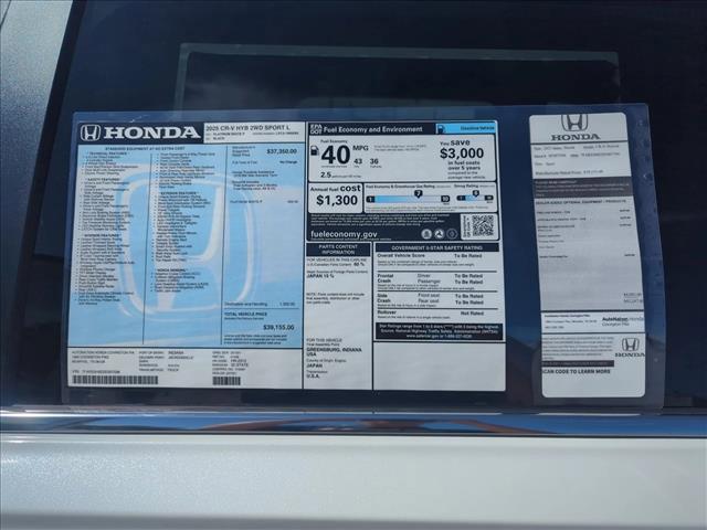 new 2025 Honda CR-V Hybrid car, priced at $35,816