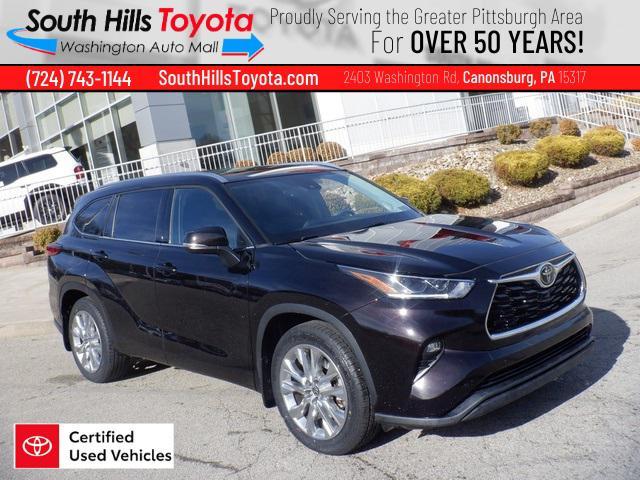 used 2021 Toyota Highlander car, priced at $37,890