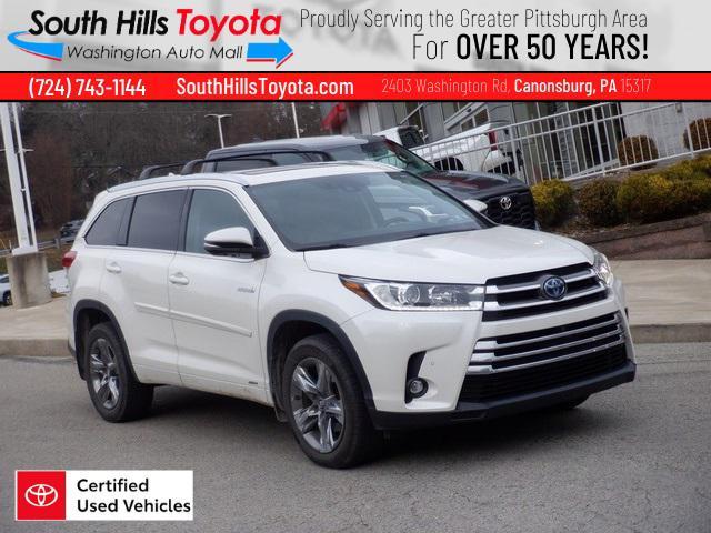 used 2019 Toyota Highlander Hybrid car, priced at $30,490