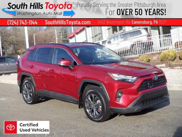 used 2022 Toyota RAV4 Hybrid car, priced at $34,890