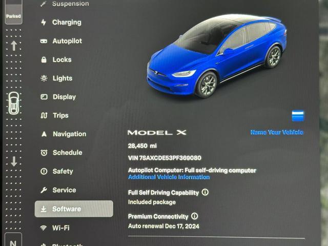 used 2023 Tesla Model X car, priced at $54,999