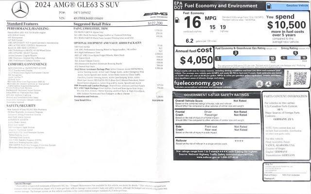 used 2024 Mercedes-Benz AMG GLE 63 car, priced at $98,999