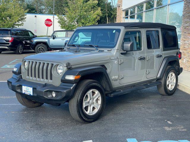 used 2021 Jeep Wrangler Unlimited car, priced at $18,599