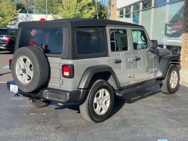 used 2021 Jeep Wrangler Unlimited car, priced at $18,599