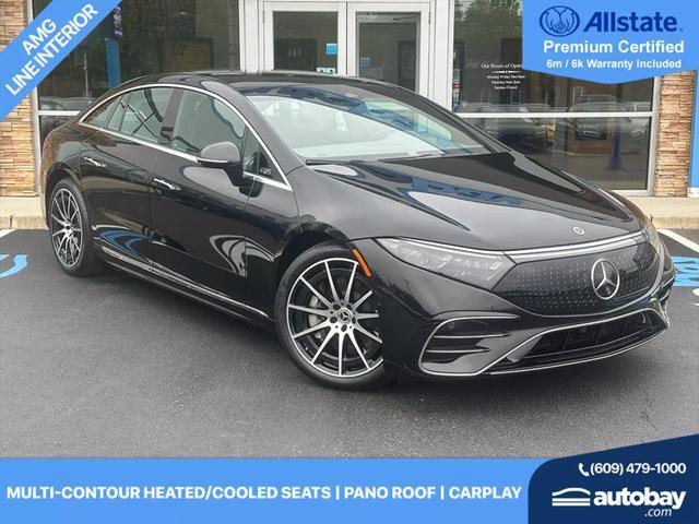 used 2022 Mercedes-Benz EQS 580 car, priced at $71,999