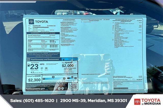 new 2025 Toyota Tacoma car, priced at $42,106