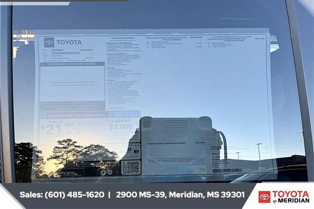 new 2025 Toyota 4Runner car, priced at $59,701