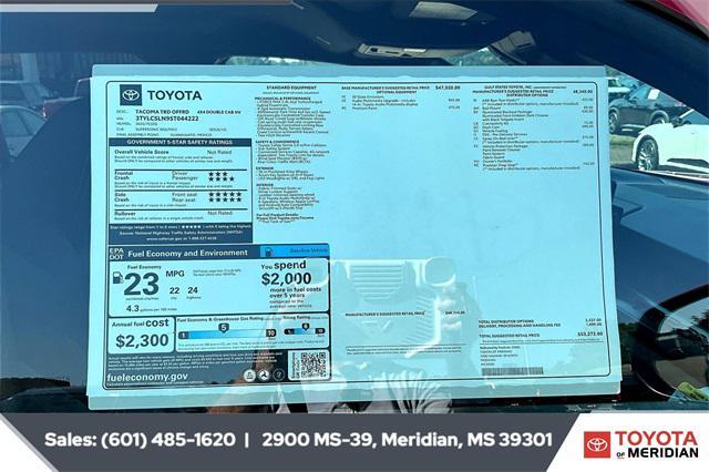 new 2025 Toyota Tacoma car, priced at $52,272