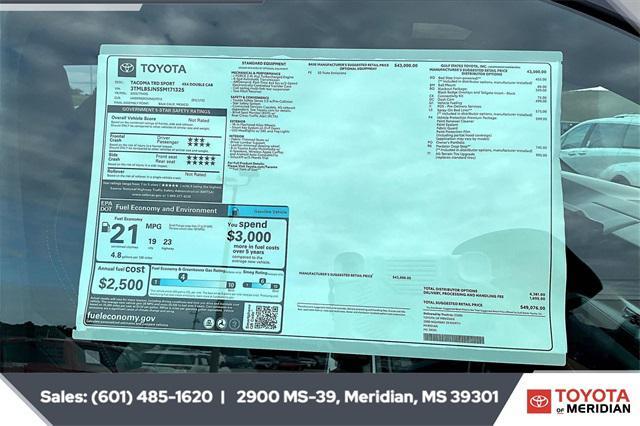 new 2025 Toyota Tacoma car, priced at $48,076