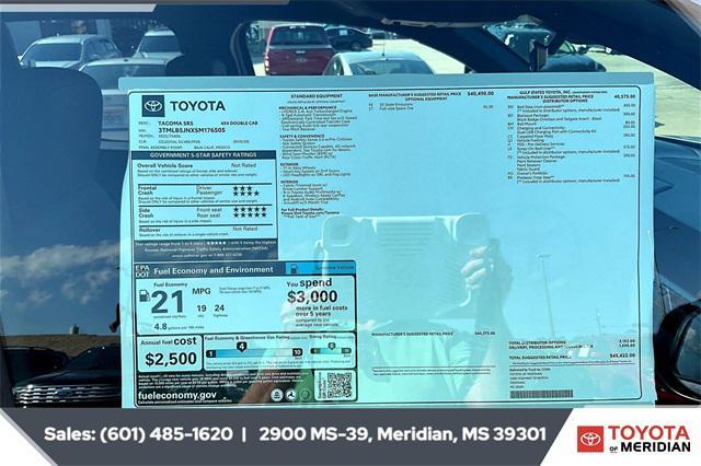 new 2025 Toyota Tacoma car, priced at $44,422