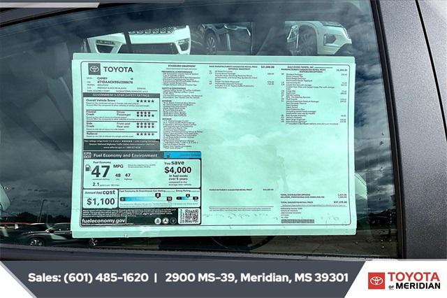 new 2025 Toyota Camry car, priced at $37,319