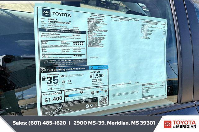 new 2026 Toyota Corolla car, priced at $25,481