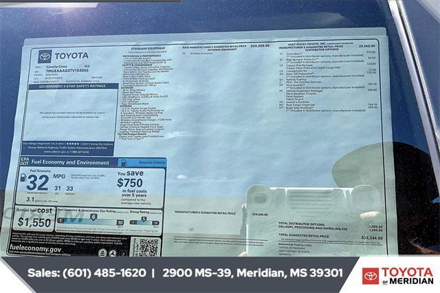 new 2026 Toyota Corolla Cross car, priced at $33,244
