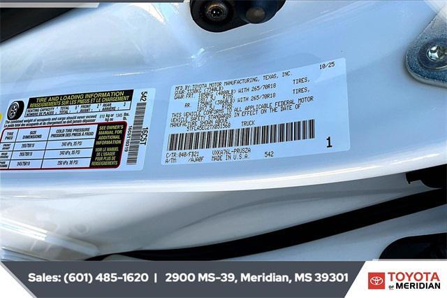 new 2026 Toyota Tundra car, priced at $58,542